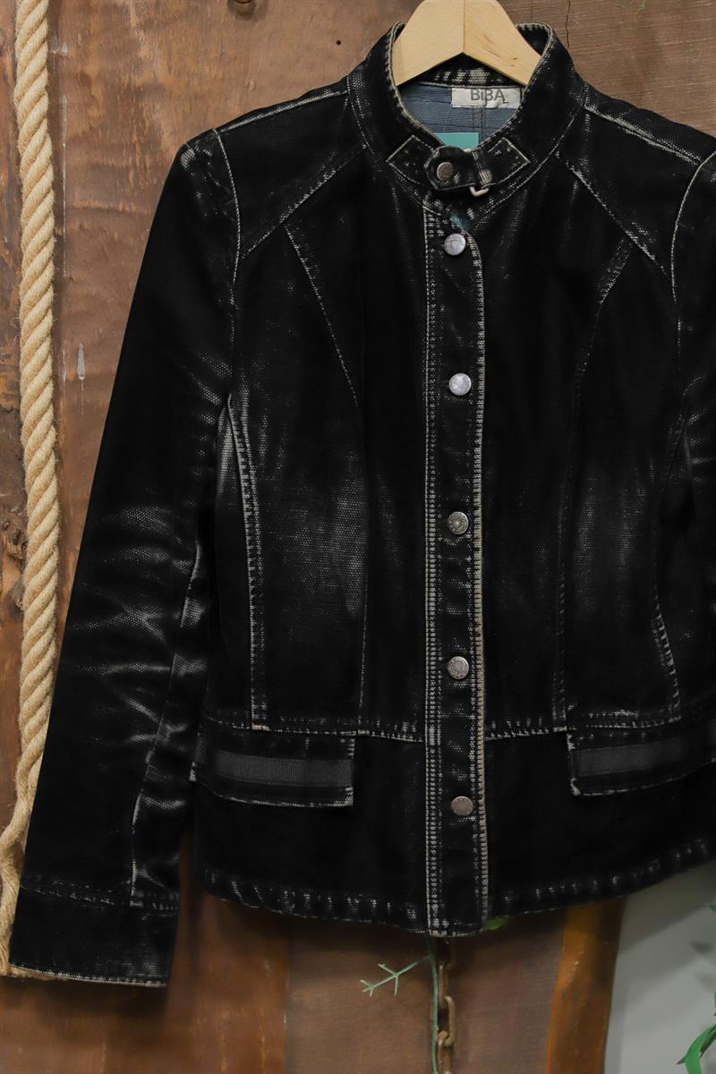2000s Black Velvet Kadife Ceket