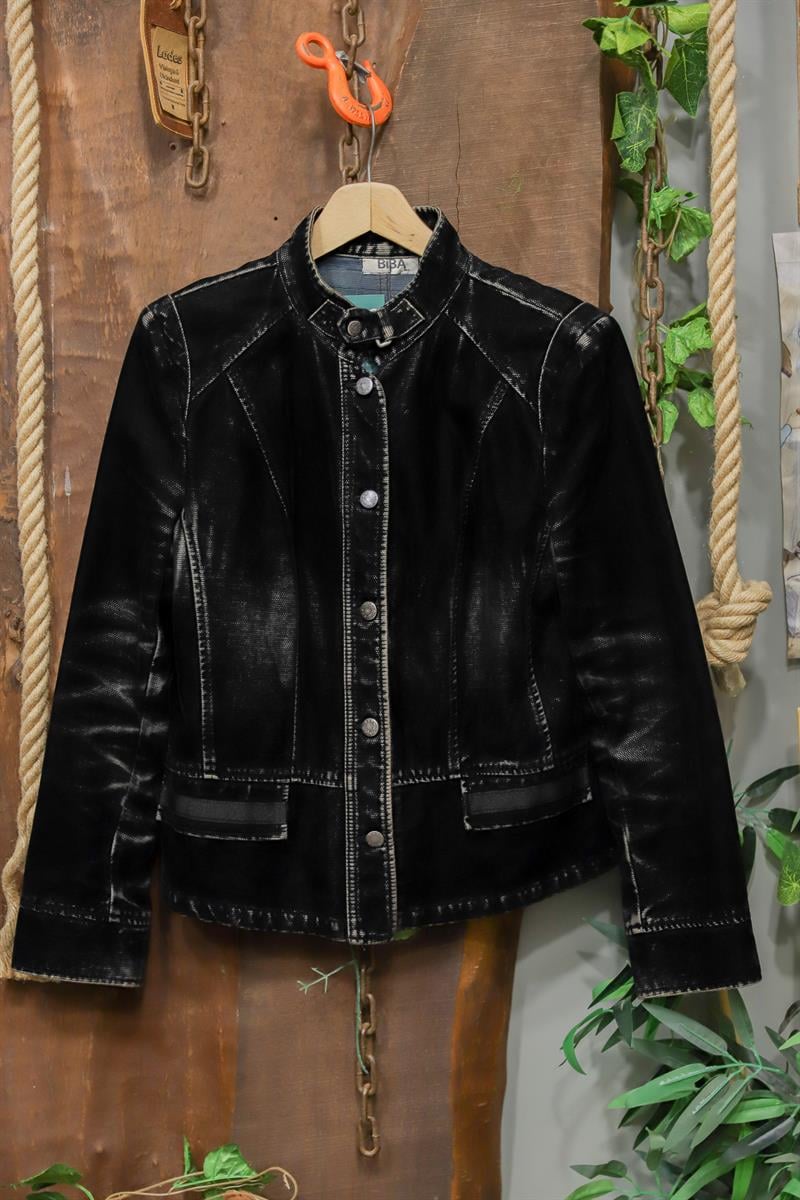 2000s Black Velvet Kadife Ceket