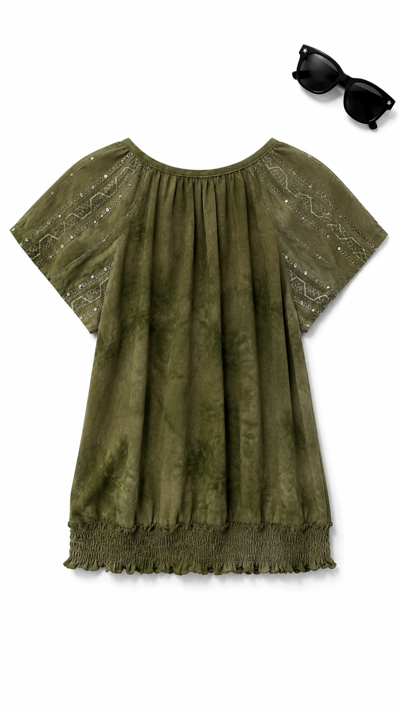 2000s Boho Blouse