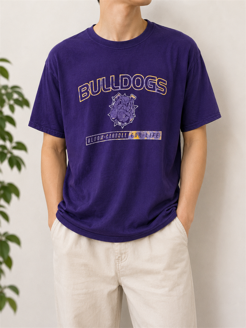 2000s Bulldogs-Carroll Mascot Tişört