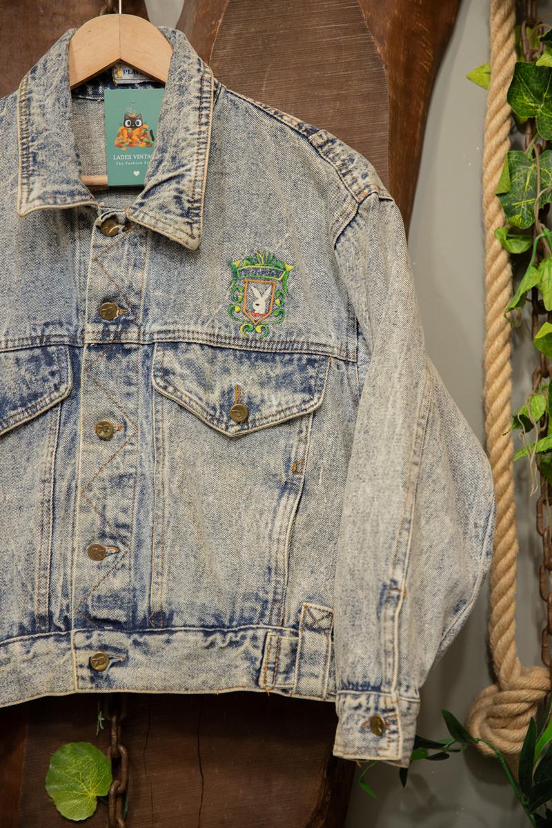 2000s Bunny Club Denim Ceket