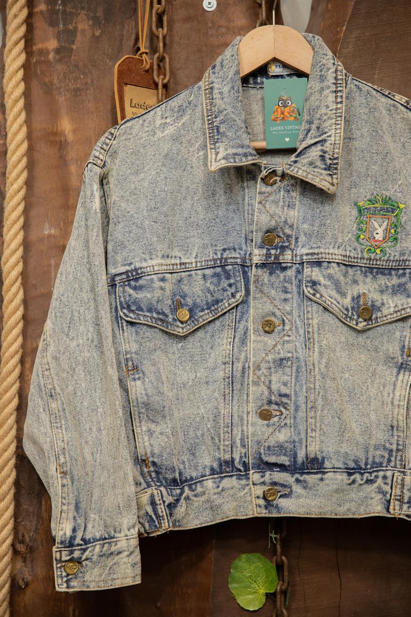 2000s Bunny Club Denim Ceket