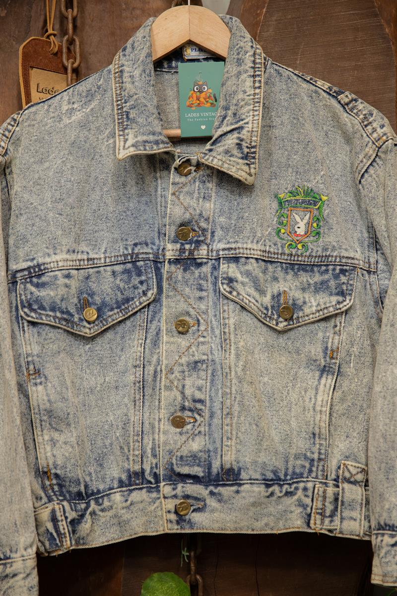 2000s Bunny Club Denim Ceket