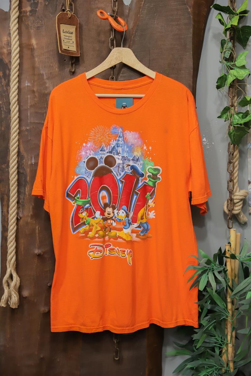 2000s Disney Orange Tişört