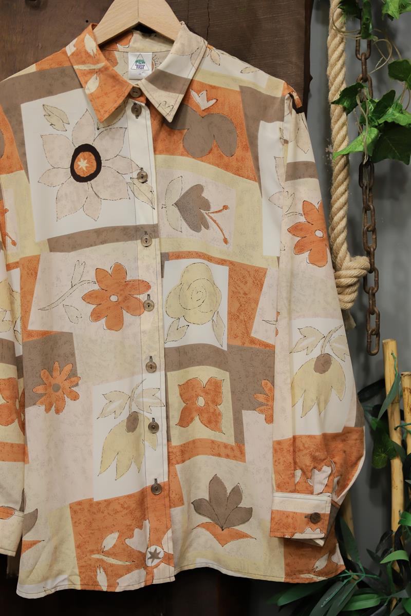 70s Classic Satin Gömlek