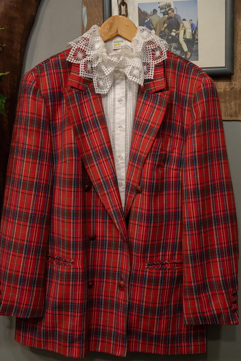 70s Ekoseli Austrian Ceket