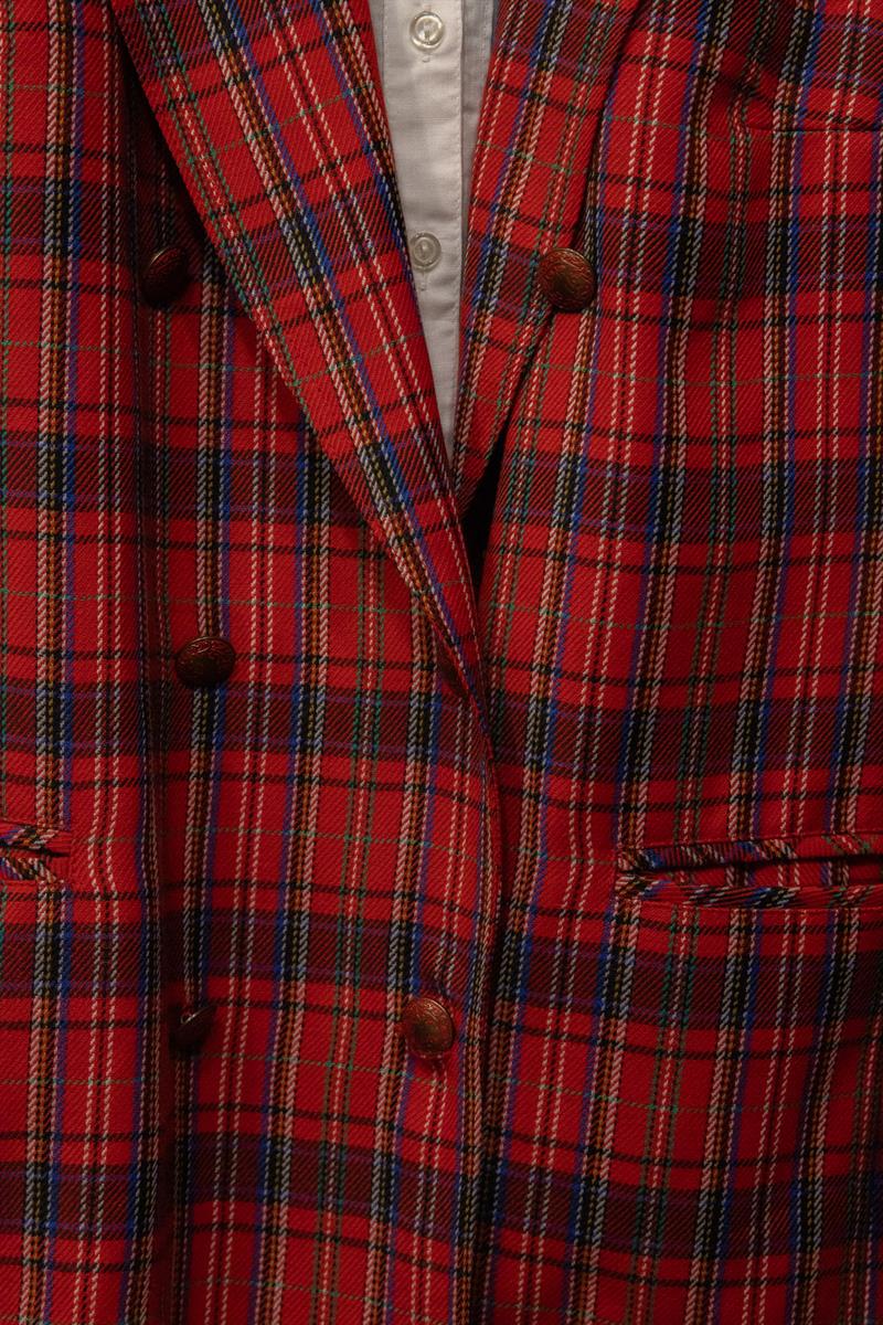 70s Ekoseli Austrian Ceket