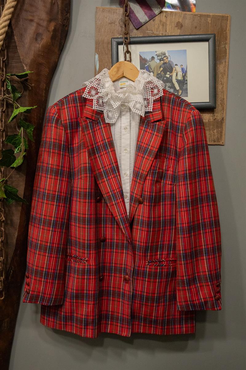 70s Ekoseli Austrian Ceket