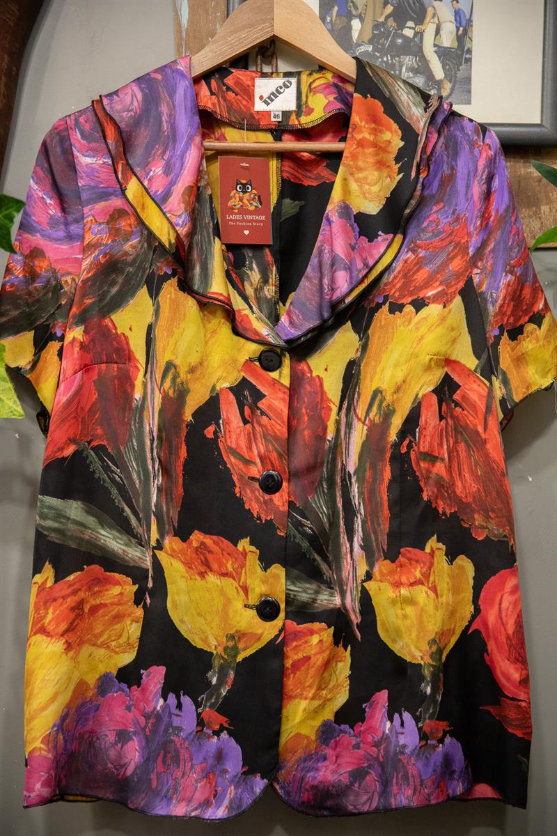 70s Paris Salaş Kadın Gömlek