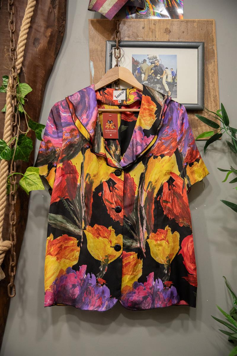 70s Paris Salaş Kadın Gömlek