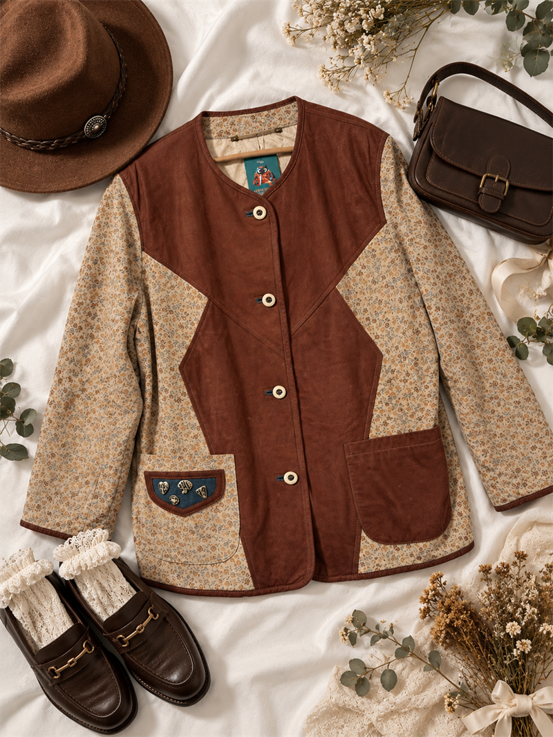 70s/80s Western&Boho Tarz Suede Ceket
