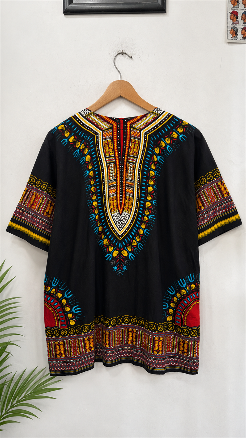 70s&90s Afro Geleneksel Gömlek