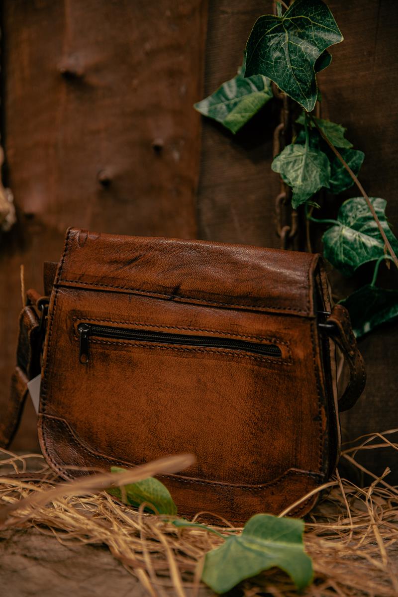 80ler Vintage Fransız Deri Çanta