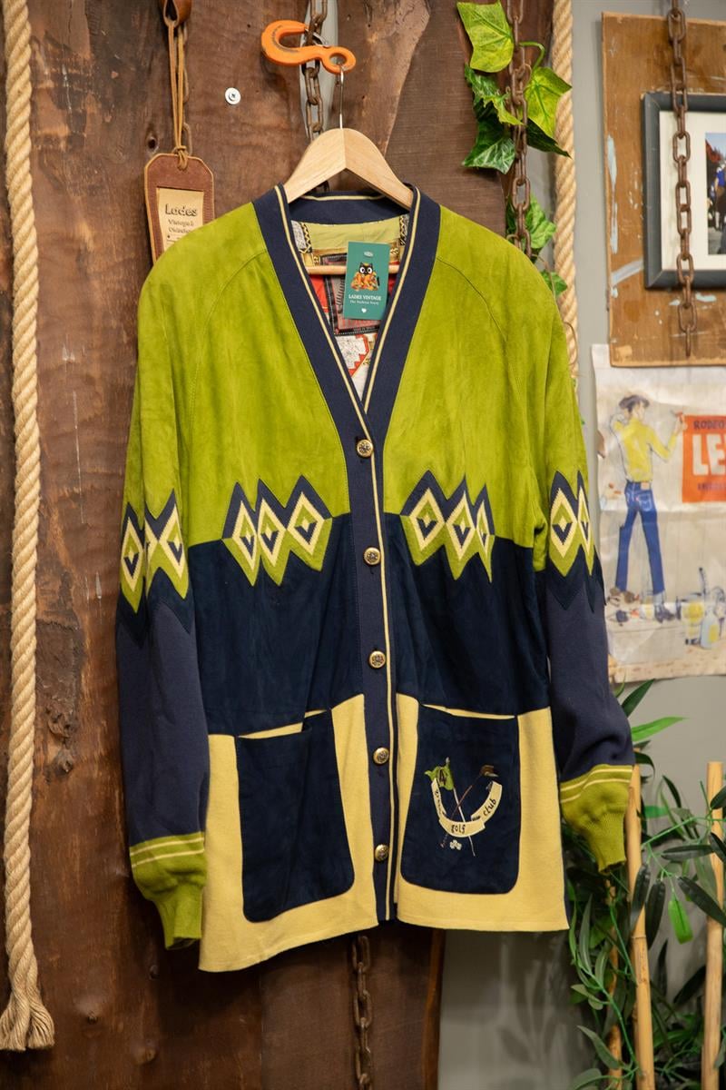 80s-90s Aztec Süet Ceket