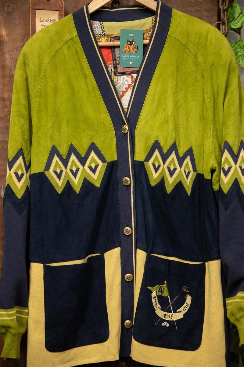 80s-90s Aztec Süet Ceket