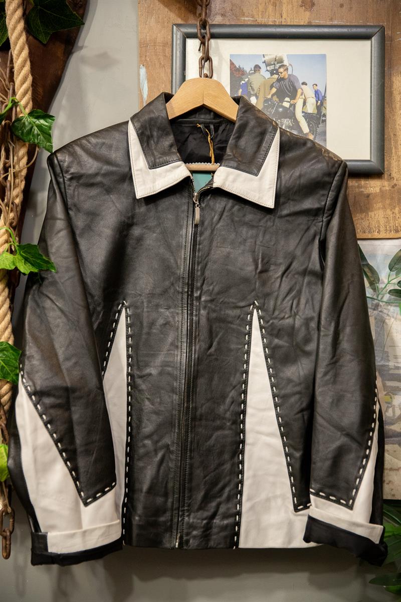 80s Classic Biker Deri Ceket