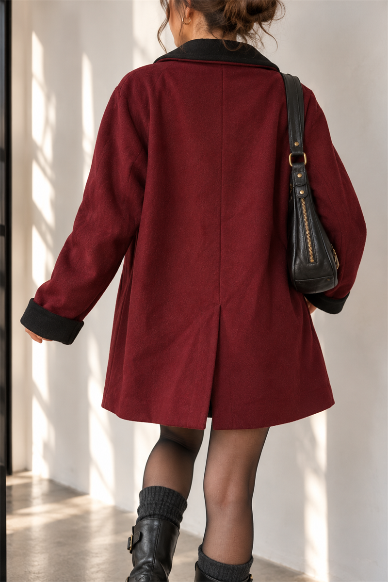 80s Classic Wool Coat