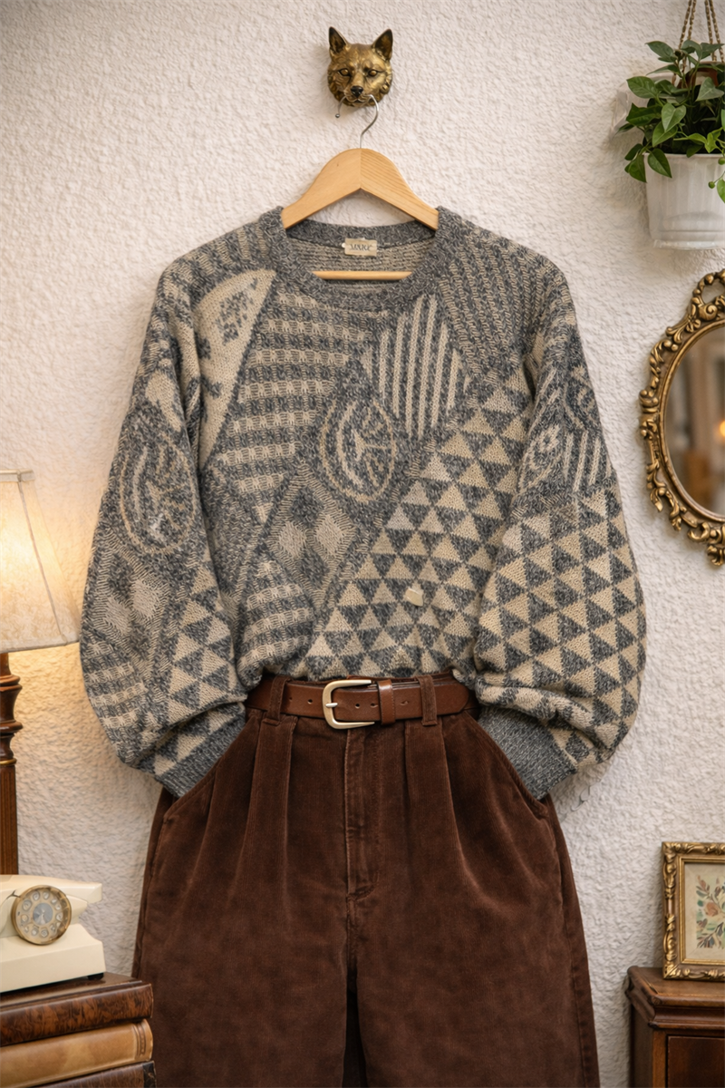 80s Classic Wool Kazak