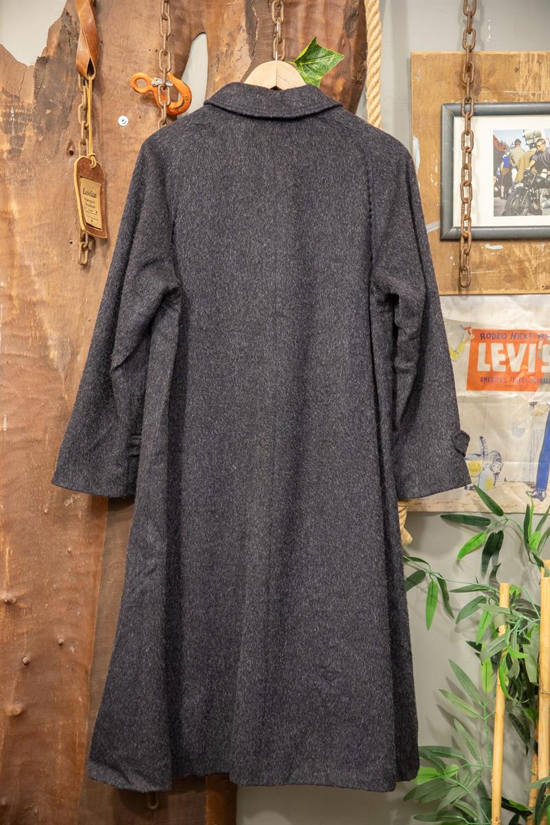80s Elegant Oversize Wool Kaban