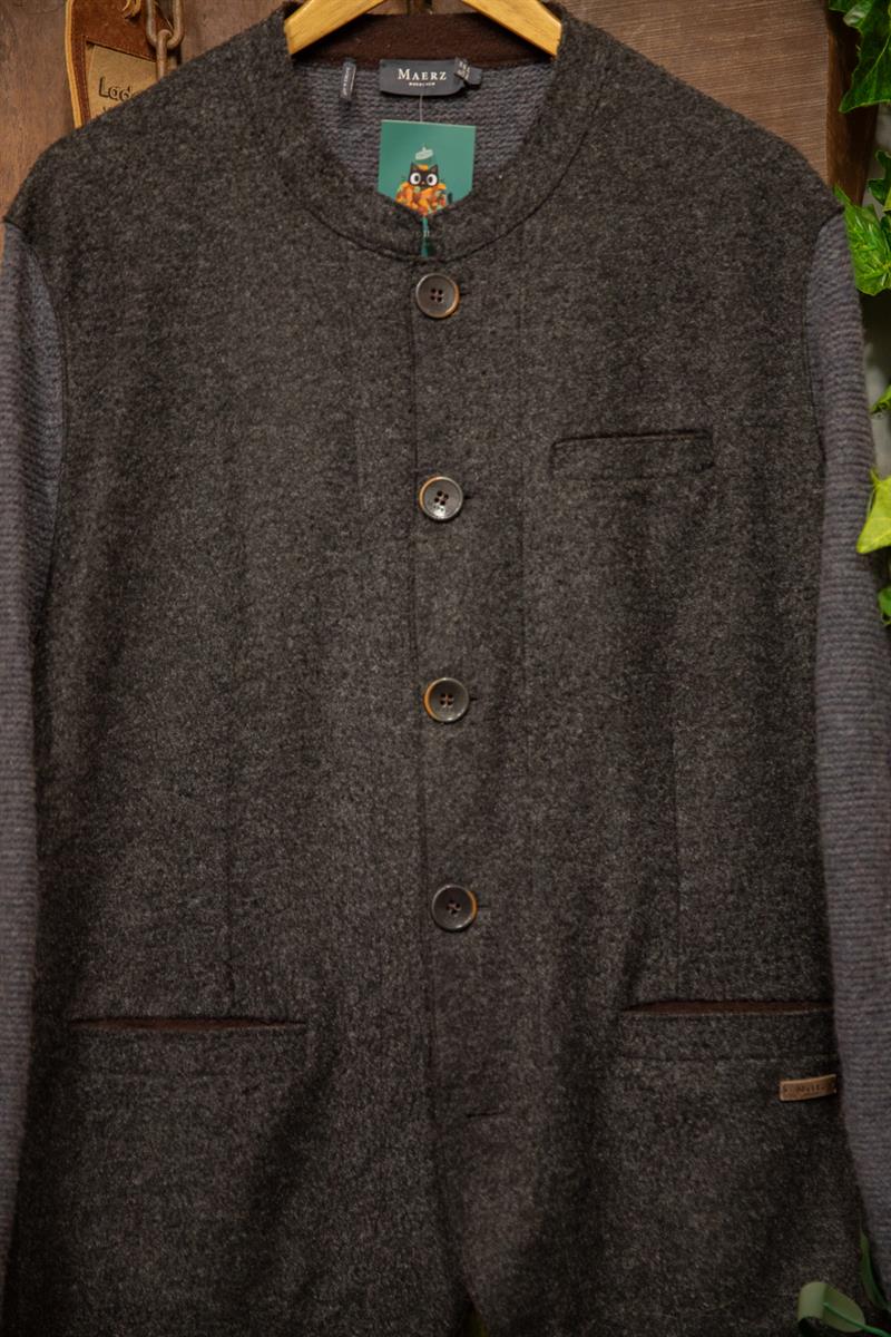 80s Maerz Gray Germany Wool Hırka/Ceket
