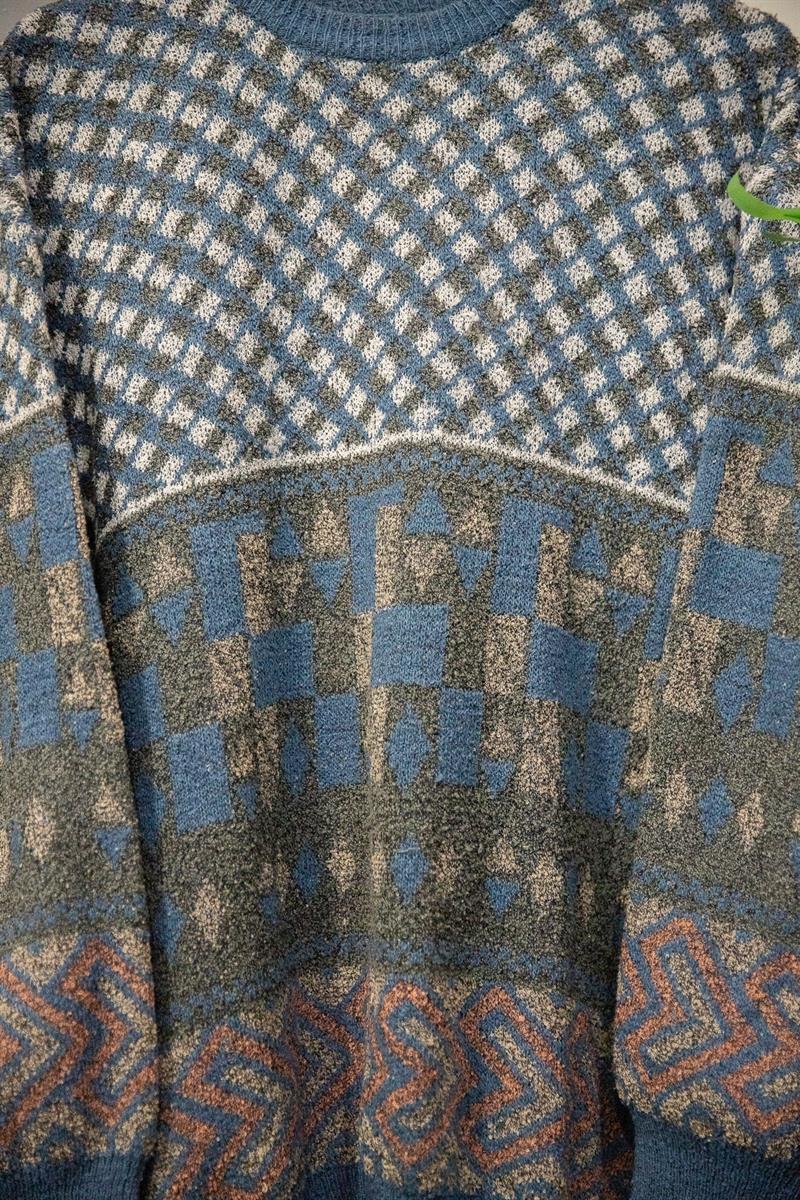 80s Nordic Wool Kazak