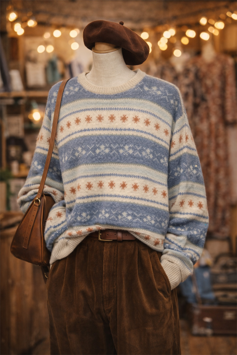 80s Nordic Wool Kazak