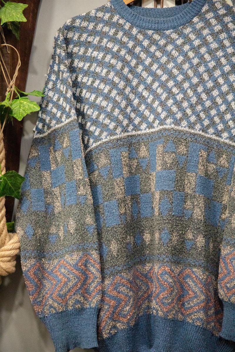 80s Nordic Wool Kazak