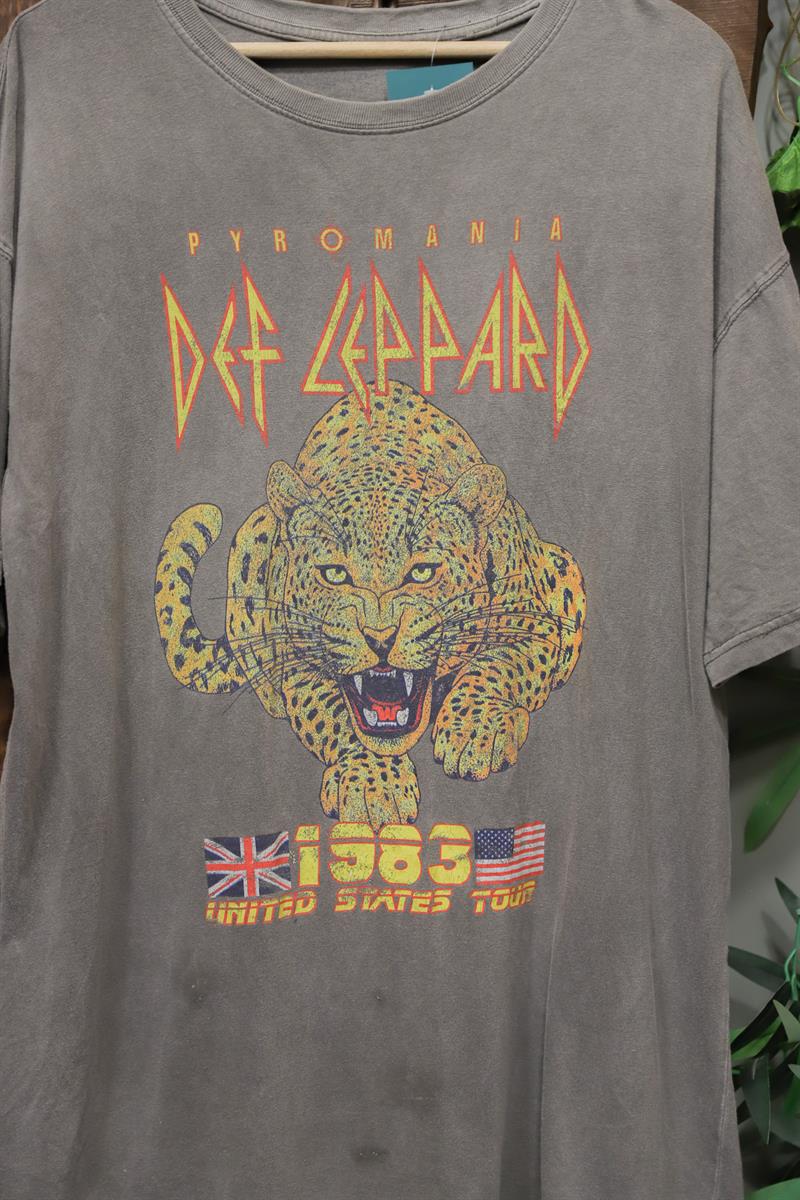 80s Rock Def Leppard Tişört