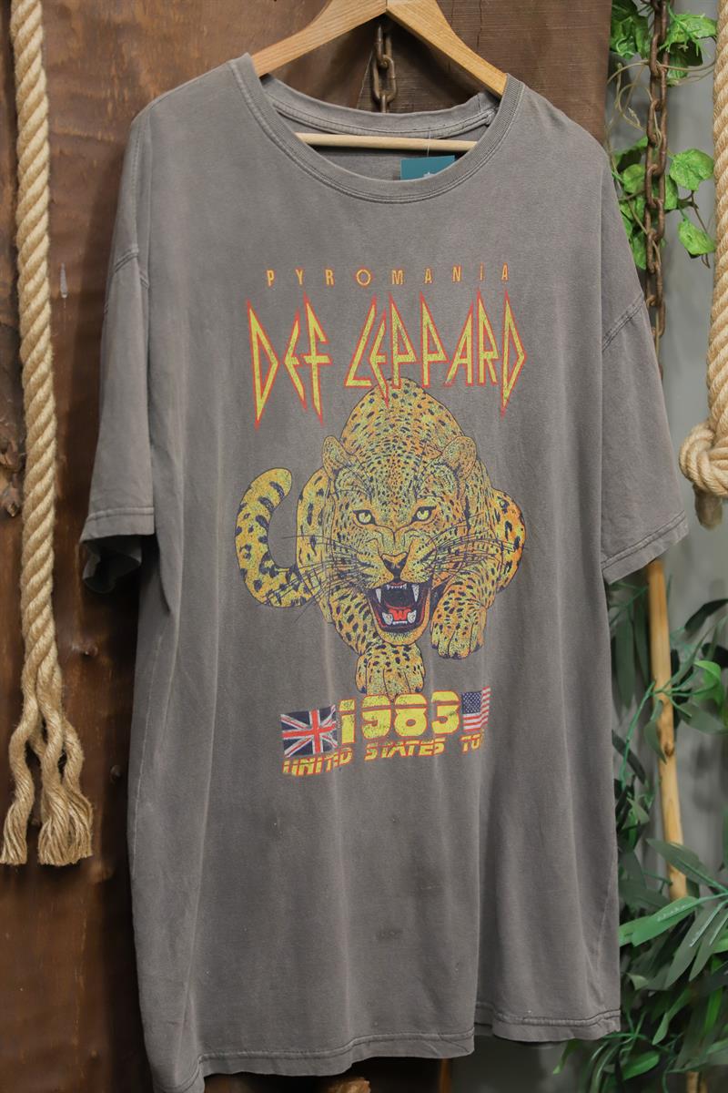 80s Rock Def Leppard Tişört