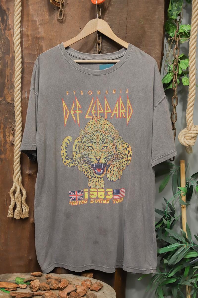 80s Rock Def Leppard Tişört