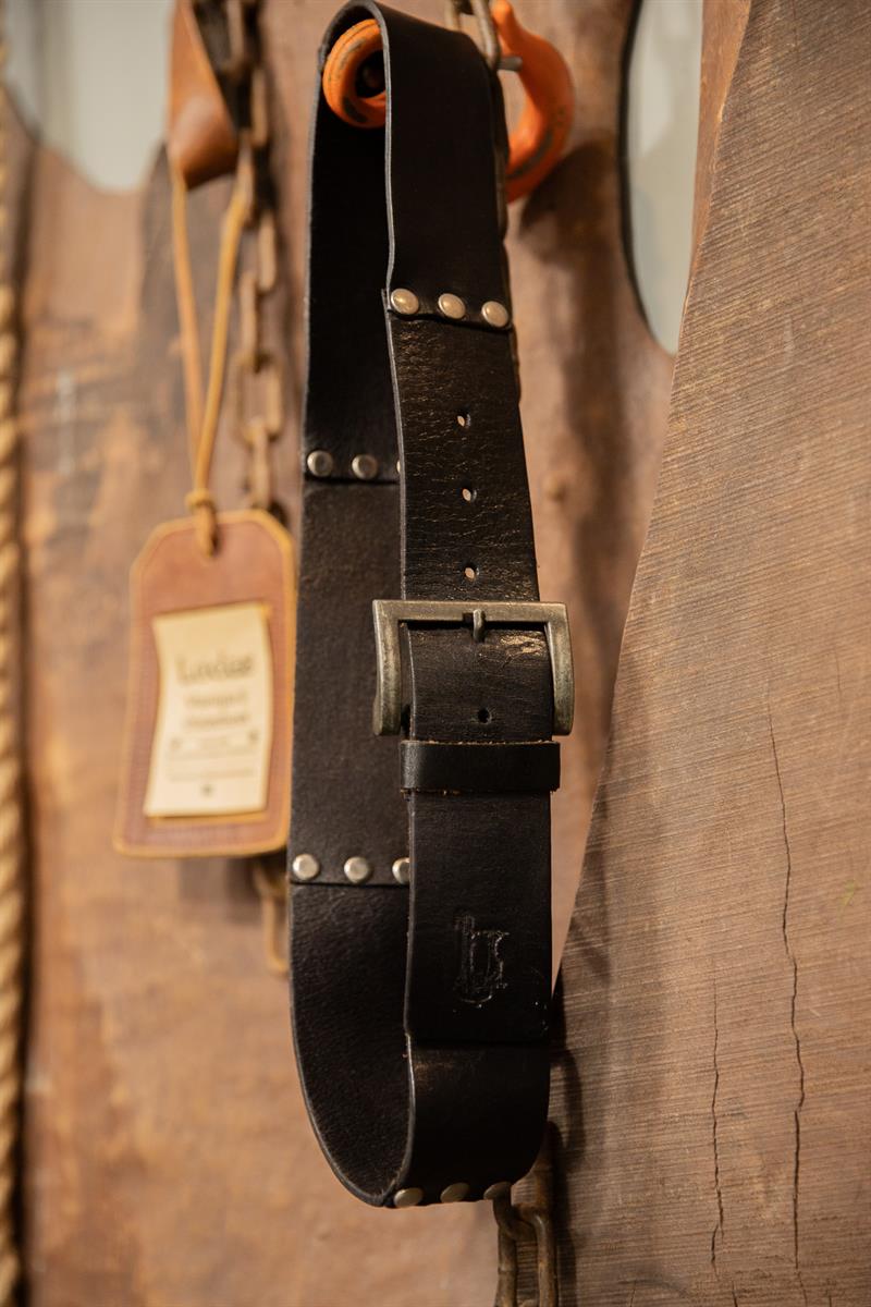 80s Rocker Black Deri Kemer