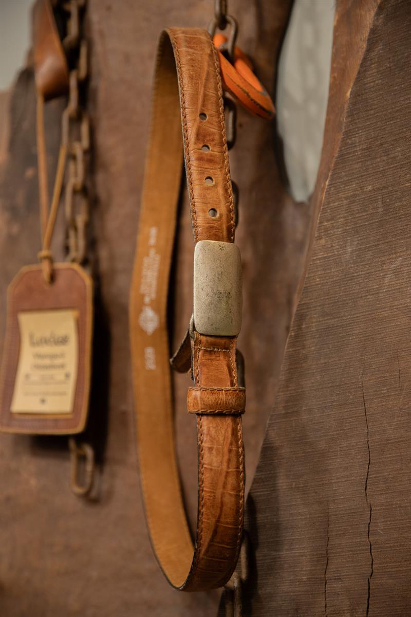 80s Western Eskitme Deri Kemer