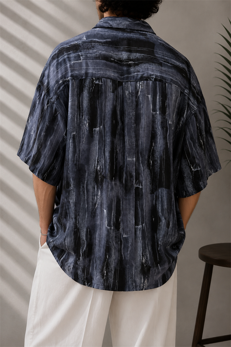 80s/90s Batik Oversize Gömlek