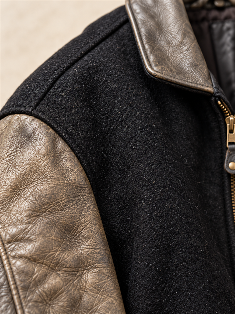 80s/90s Bomber Deri Ceket