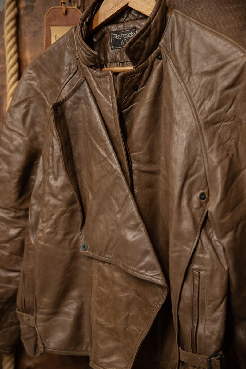 80s/90s Brown Bomber Deri Ceket