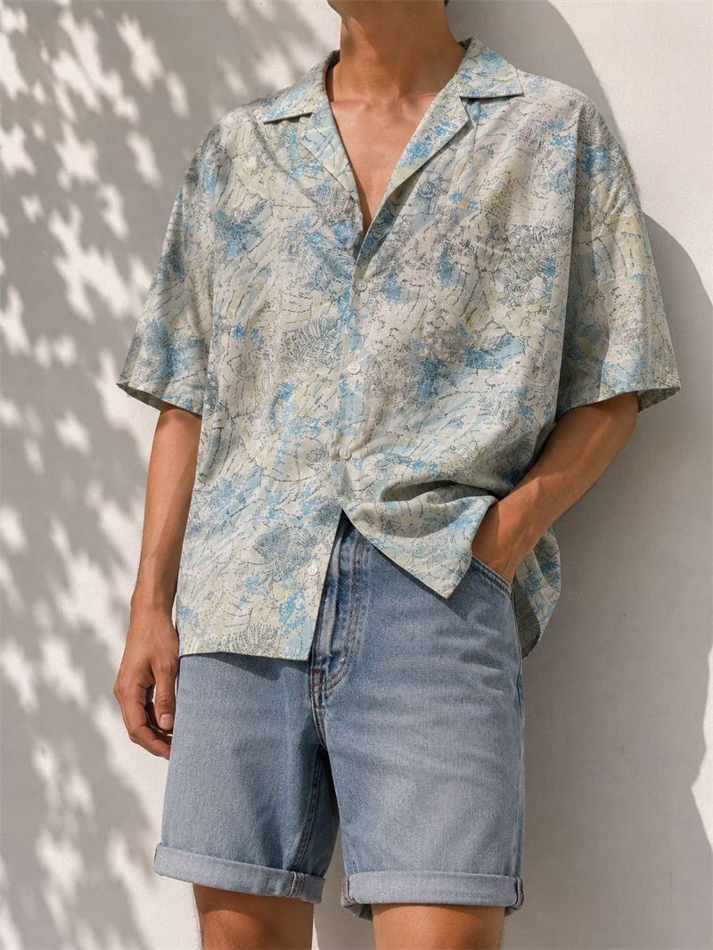 80s/90s Casual Beach Gömlek
