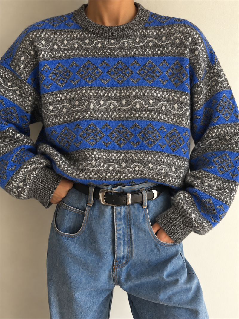 80s/90s Etnik Triko Kazak