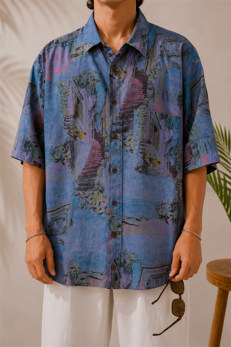 80s/90s İtalian Oversize Gömlek