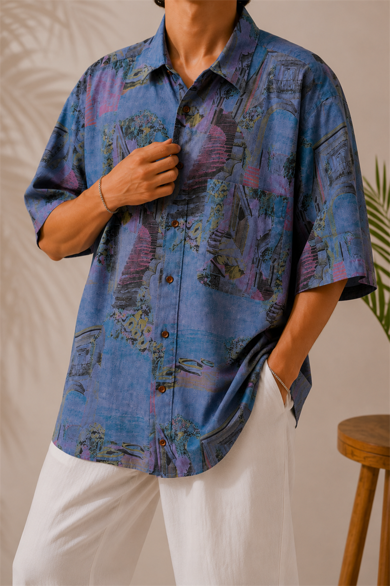 80s/90s İtalian Oversize Gömlek