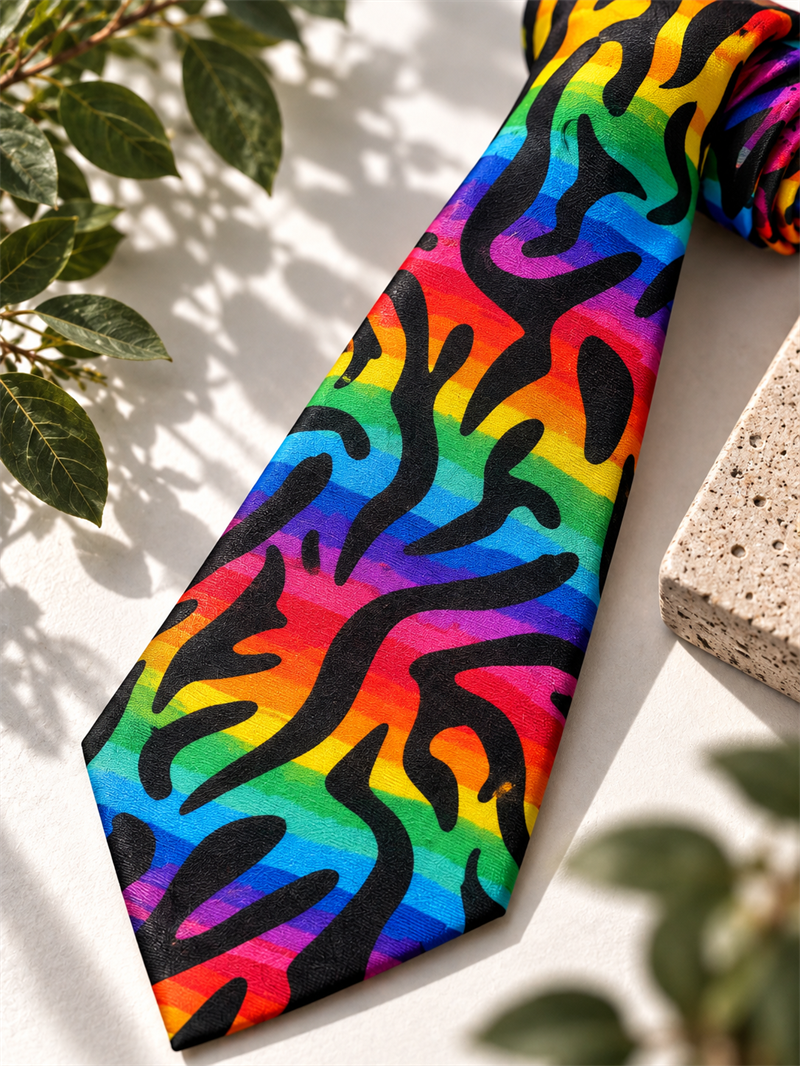 80s/90s Rainbow Kravat