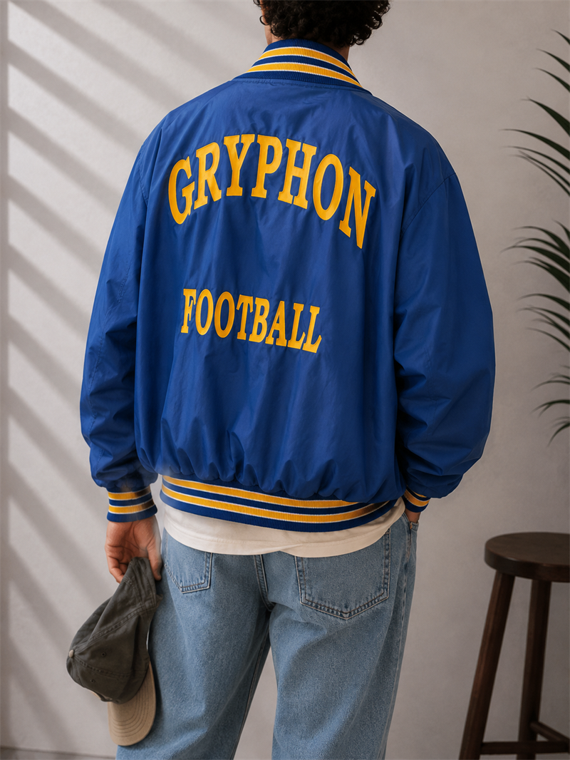 80s/90s Royal Blue Coach Ceket