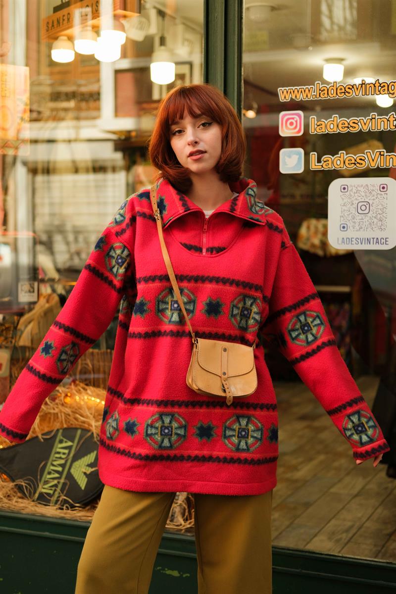 90LAR RENKLİ UNİSEX POLAR 