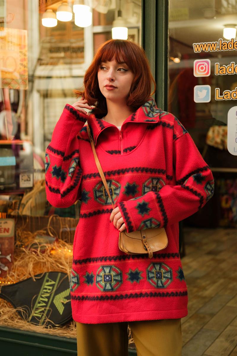 90LAR RENKLİ UNİSEX POLAR 