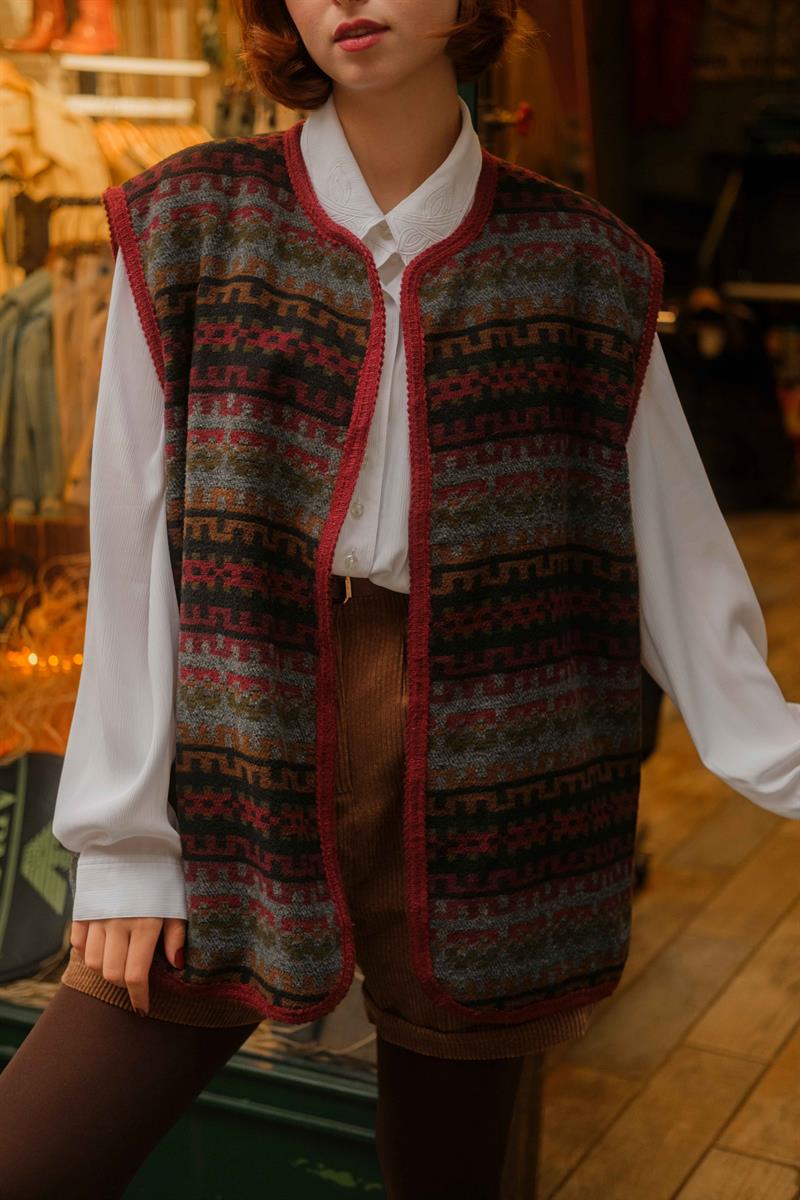 90LAR UNİSEX RENKLİ YELEK