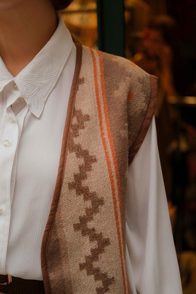 90LAR VİNTAGE YELEK