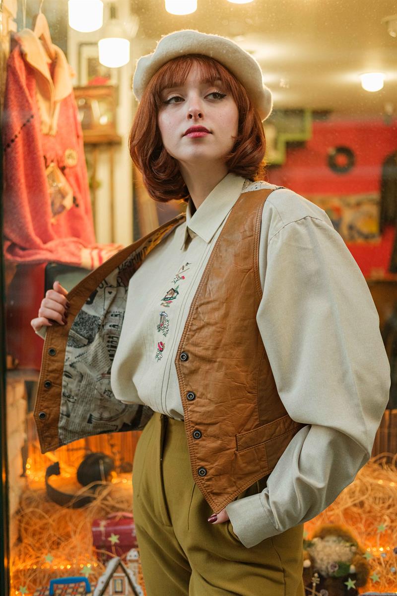 90LAR VİNTAGE YELEK