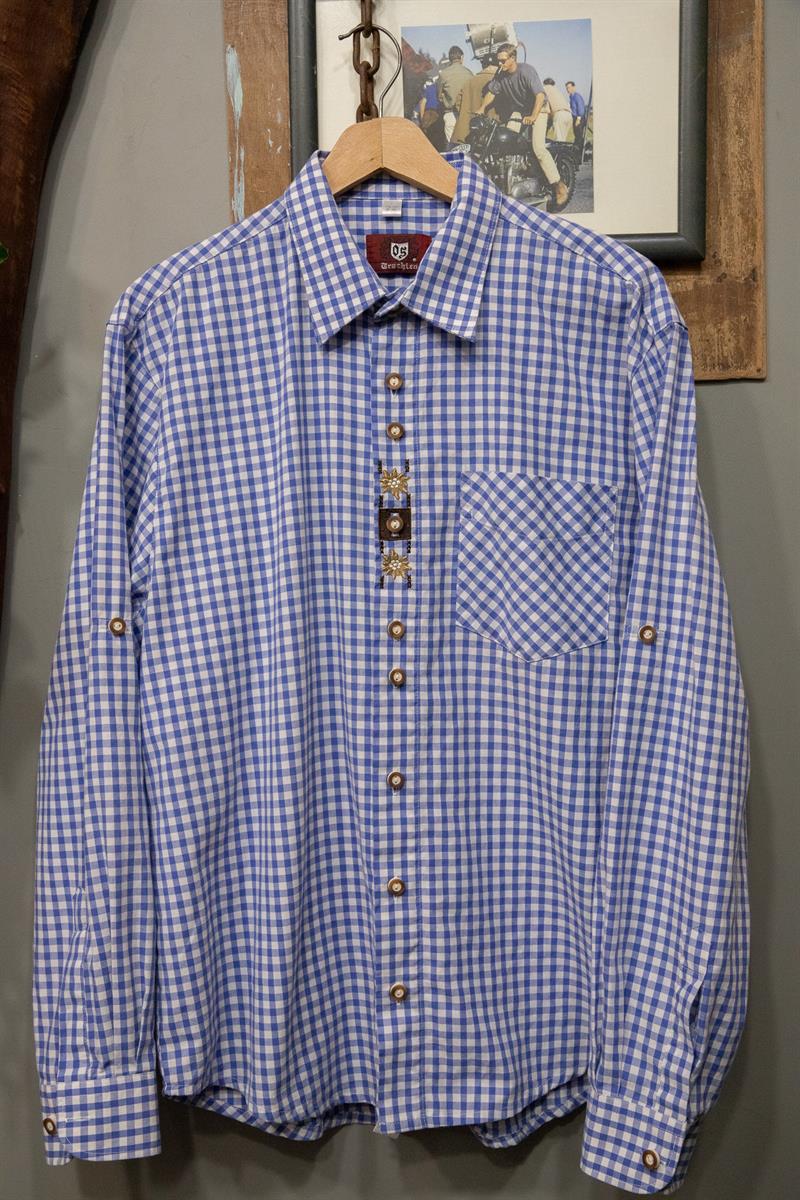 90s Austrian Ekoseli Bavyera Gömlek