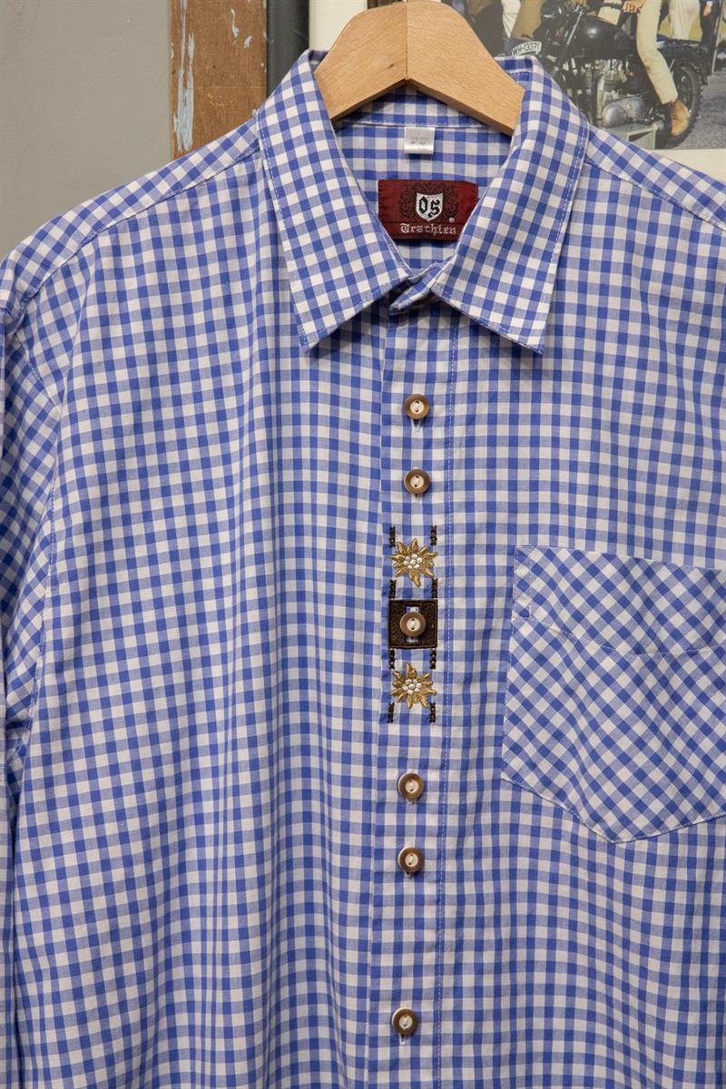 90s Austrian Ekoseli Bavyera Gömlek