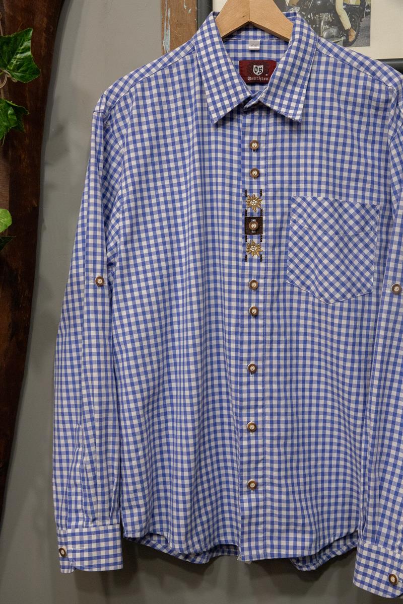 90s Austrian Ekoseli Bavyera Gömlek