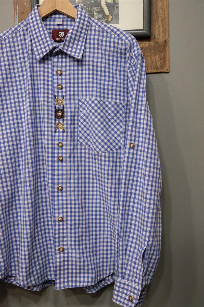 90s Austrian Ekoseli Bavyera Gömlek